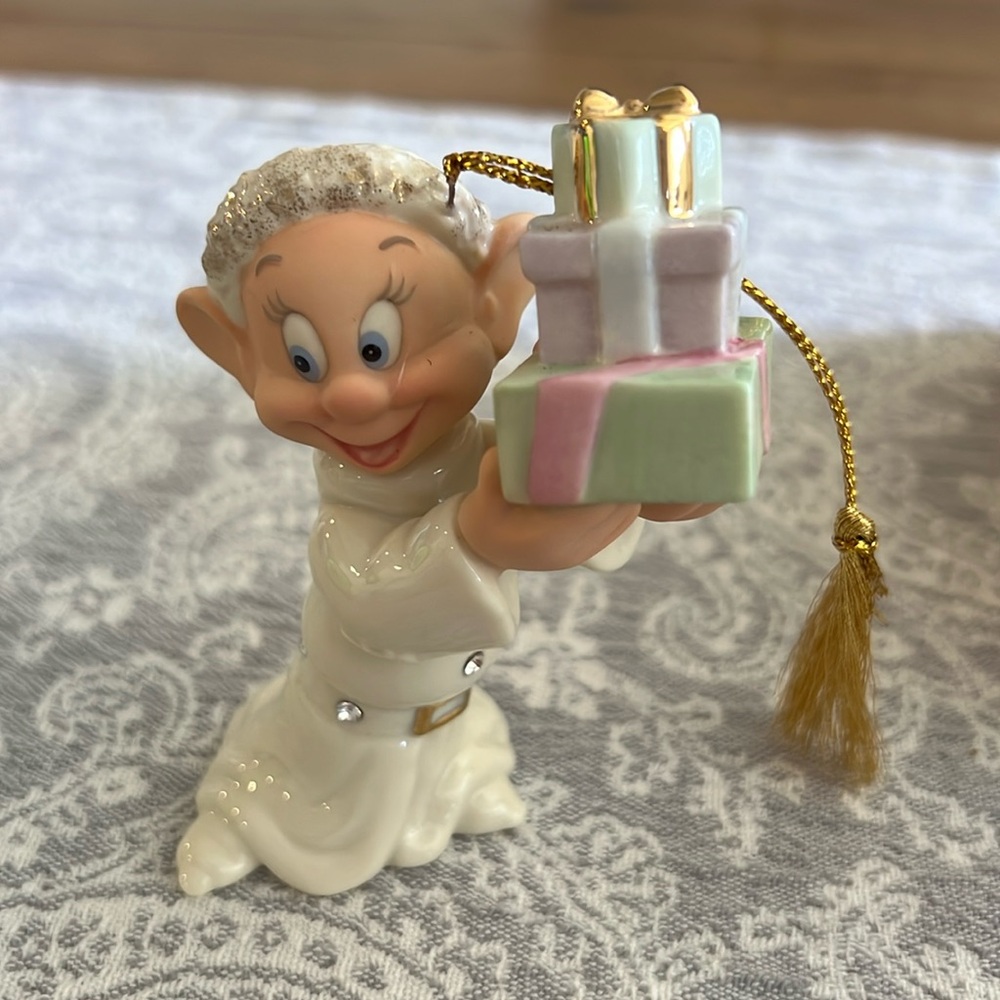 Lenox Disney Dopey Christmas Ornament Handcrafted In Thailand
